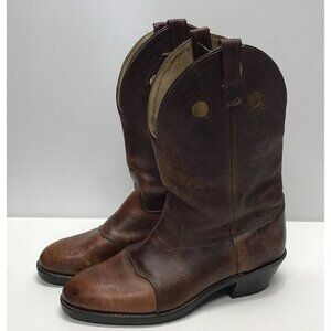 Double H Buckaroos Western Boots Cowboy Brown Men’s Size 12 EE